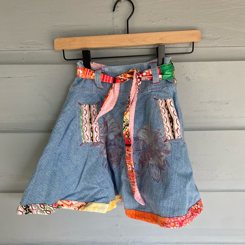 Save the Queen Circus Denim Skirt Girls 
Size 6